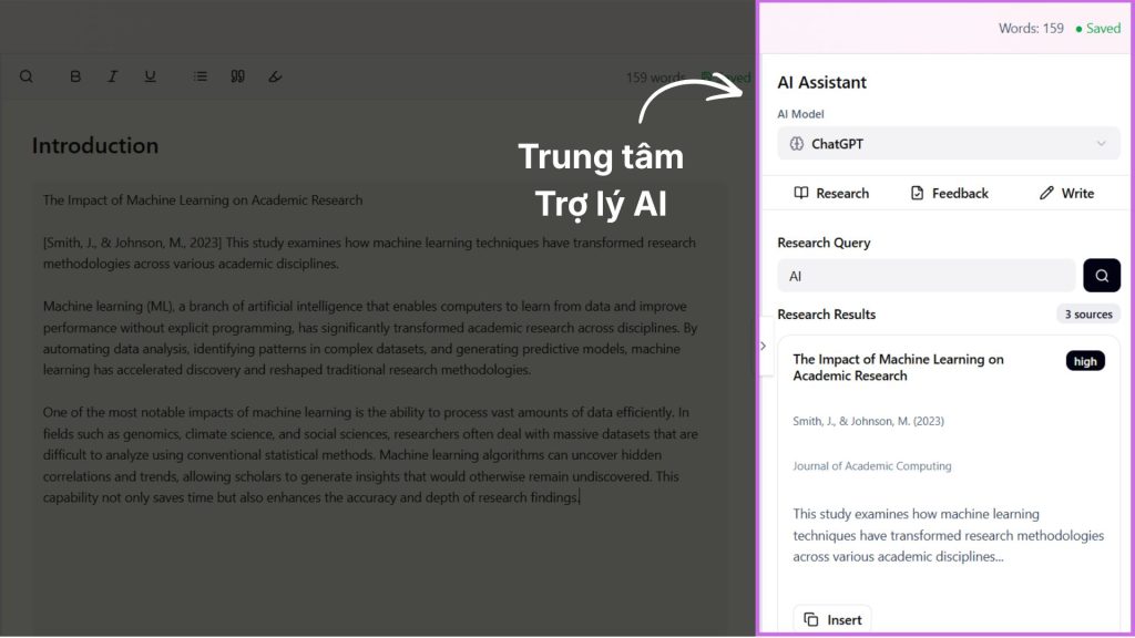 Cách sử dụng MistWriter.ai: Trung tâm Trợ lý AI